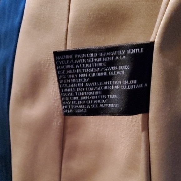 DKNY Beige Double-Breasted Trench Coat - Picture 4 of 8